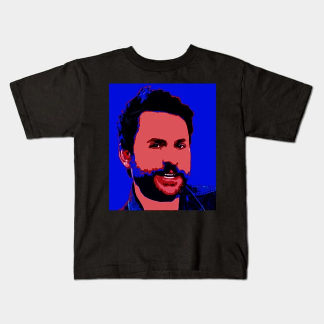 charlie day Kids T-Shirt by oryan80